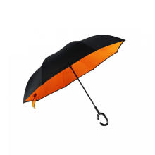 folding beach umbrella orange